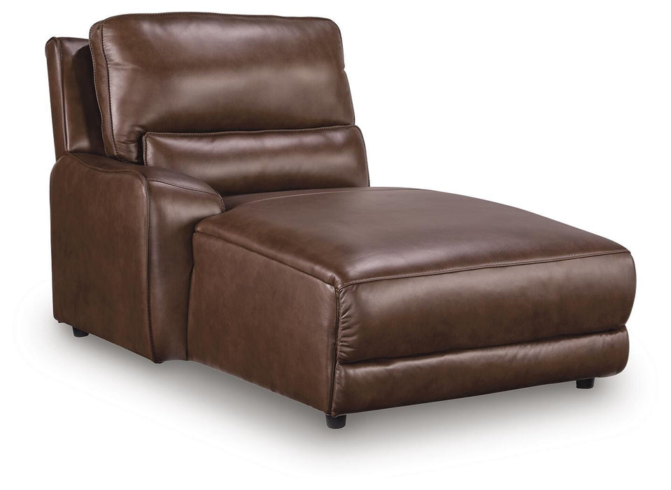 DeepWakes Power Reclining Sectional with Chaise - Eclectic 79 Furniture Store