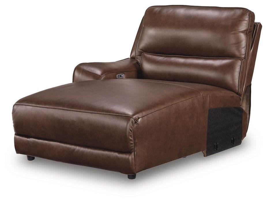 DeepWakes Power Reclining Sectional with Chaise - Eclectic 79 Furniture Store