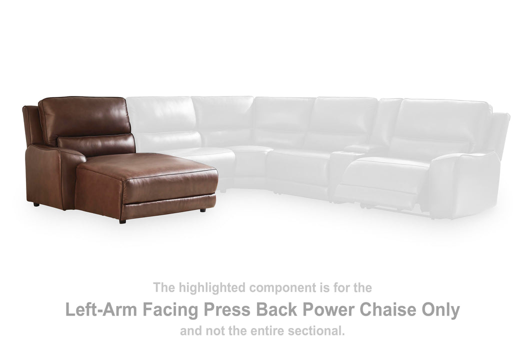 DeepWakes Power Reclining Sectional with Chaise - Eclectic 79 Furniture Store