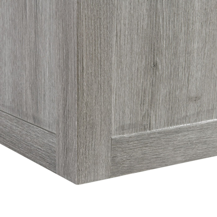 Uster Coffee Table W/Four storage Stools Grey