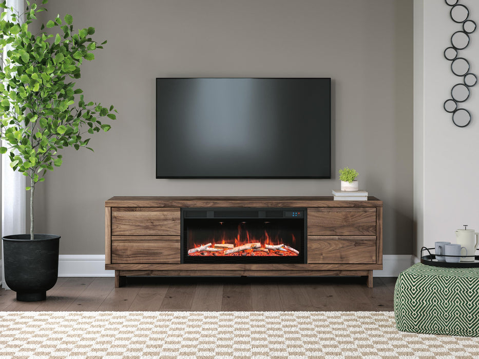 Zadilyn 72" TV Stand with Electric Fireplace - Eclectic 79 Furniture Store