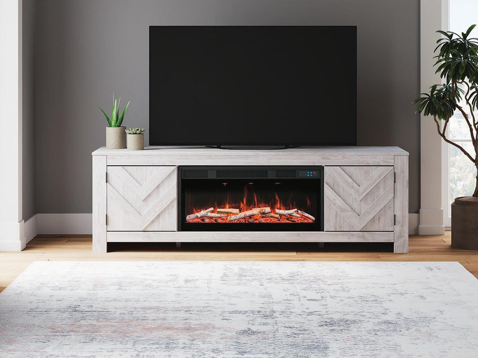 Cayboni 71" TV Stand with Electric Fireplace - Eclectic 79 Furniture Store