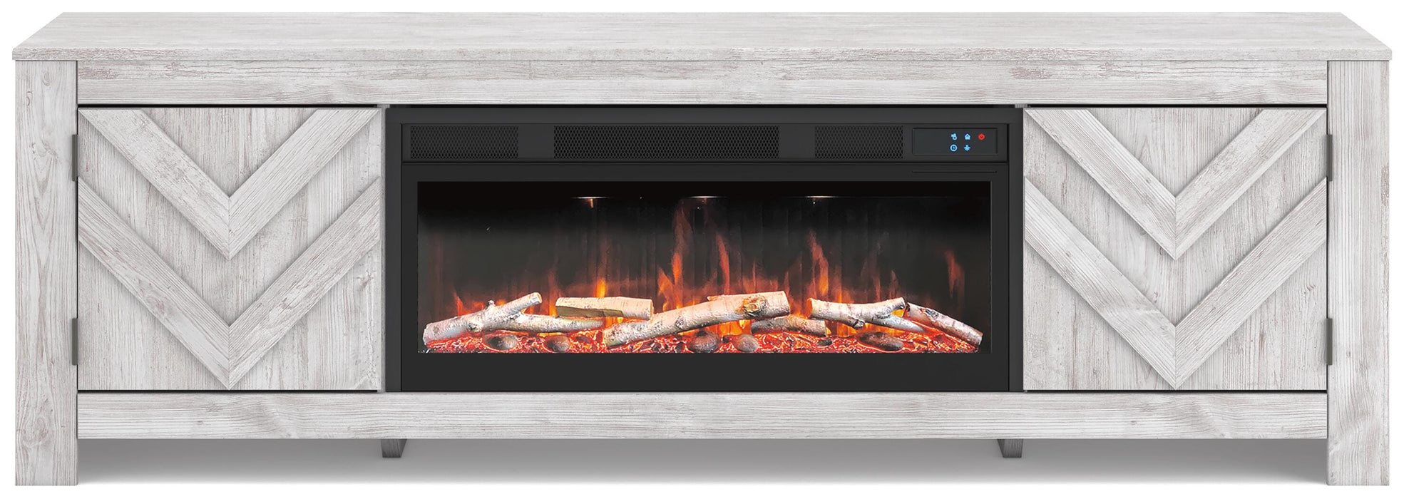 Cayboni 71" TV Stand with Electric Fireplace - Eclectic 79 Furniture Store