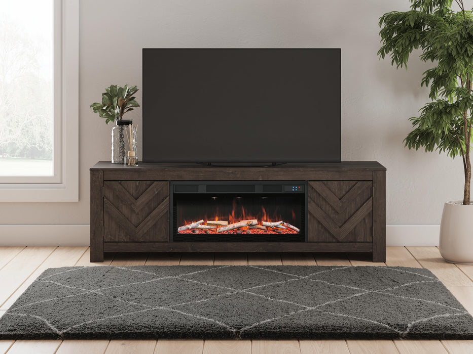 Cayboni 71" TV Stand with Electric Fireplace - Eclectic 79 Furniture Store