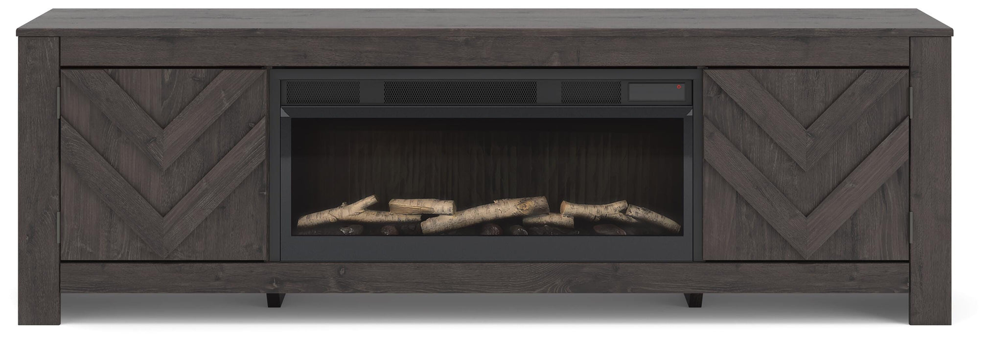Cayboni 71" TV Stand with Electric Fireplace - Eclectic 79 Furniture Store
