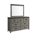 Wade 7-Drawer Dresser & Mirror Set - Eclectic 79 Furniture Store