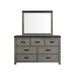 Wade 7-Drawer Dresser & Mirror Set - Eclectic 79 Furniture Store