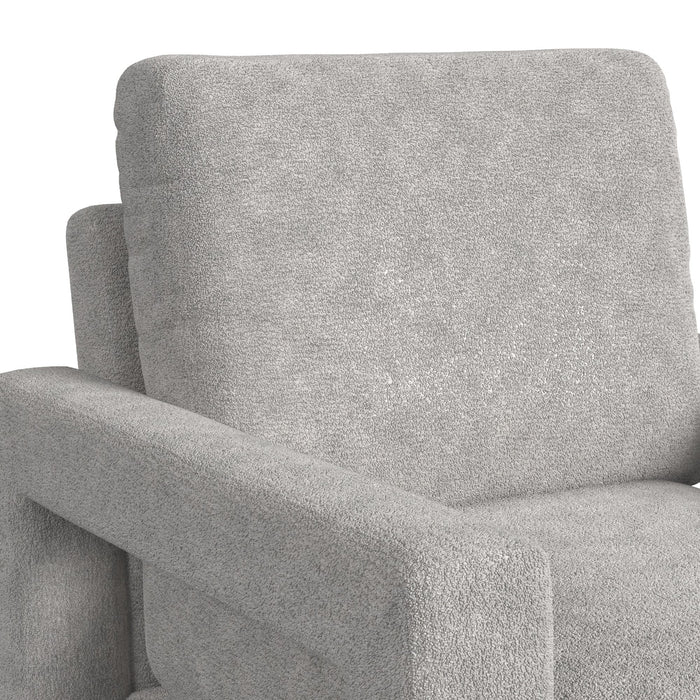 Zoey Chair in Balina Light Grey