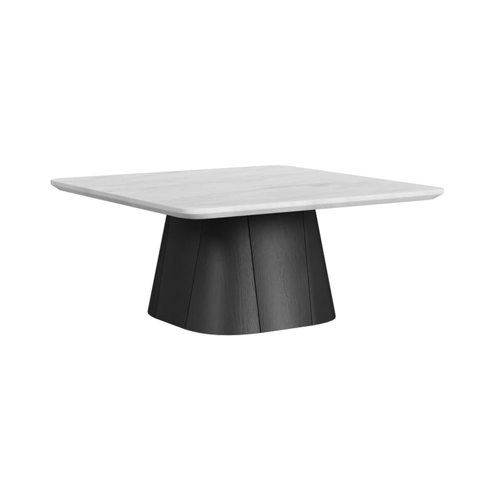 Edison Coffee Table in White and Black