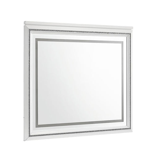Elements International Moondance Mirror in White image