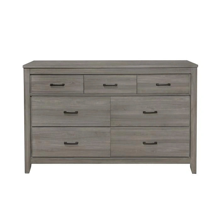 Waldorf 7 Drawer Dresser in Dark Gray 1902-5