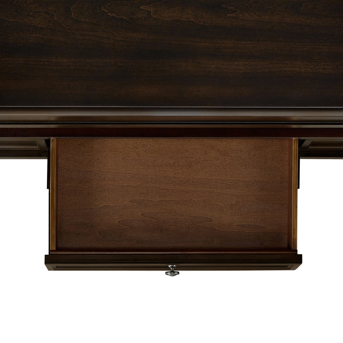 Wagner 2PC Occasional Table Set in Cherry-Rectangular Lift-Top Coffee Table & End Table