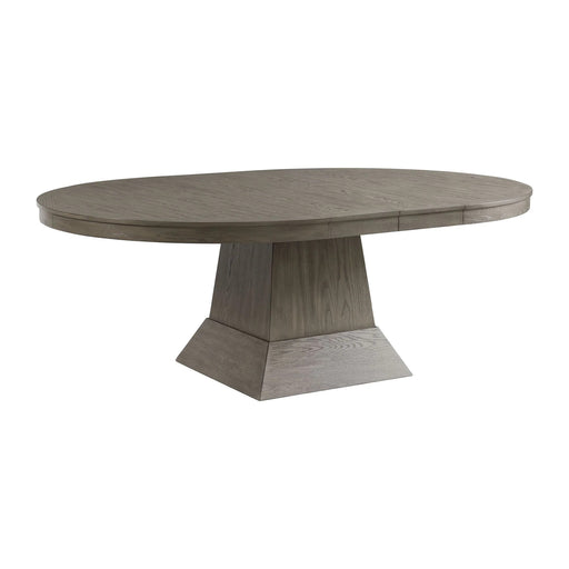 Elements International Collins Dining Table in Weathered Gray image
