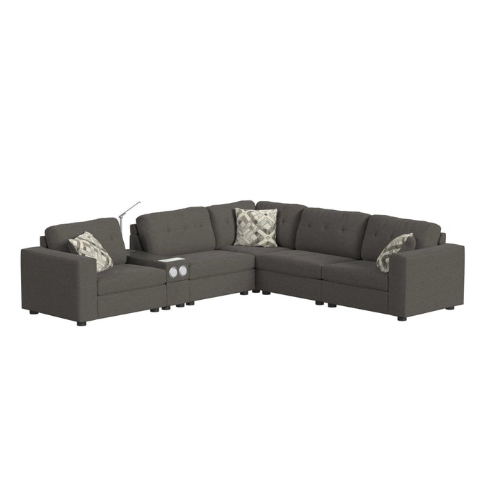 Options One RHF Chair in Palmer Plus Ash with 1 Pillow 20"ÔøΩ