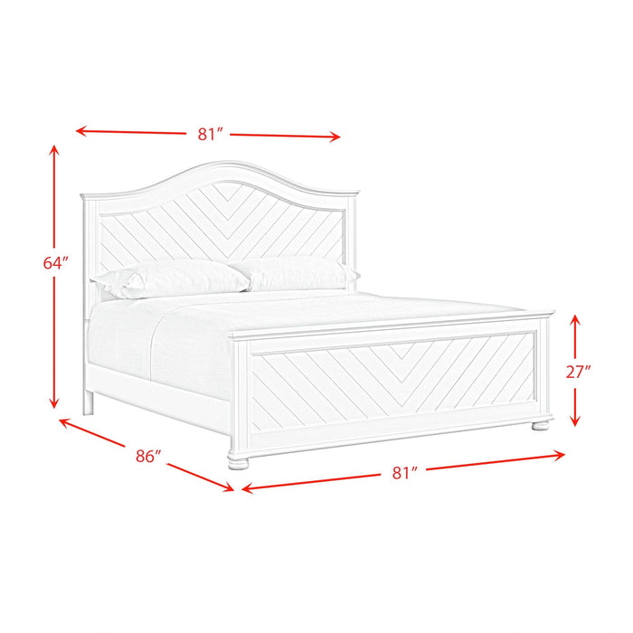Kona Panel Bedroom Set in White