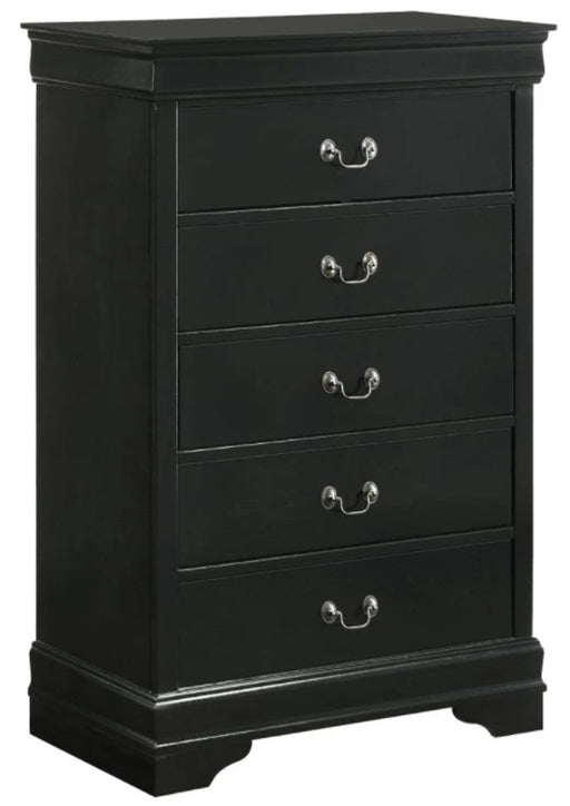 Elements International Louis Philippe Chest in Black image