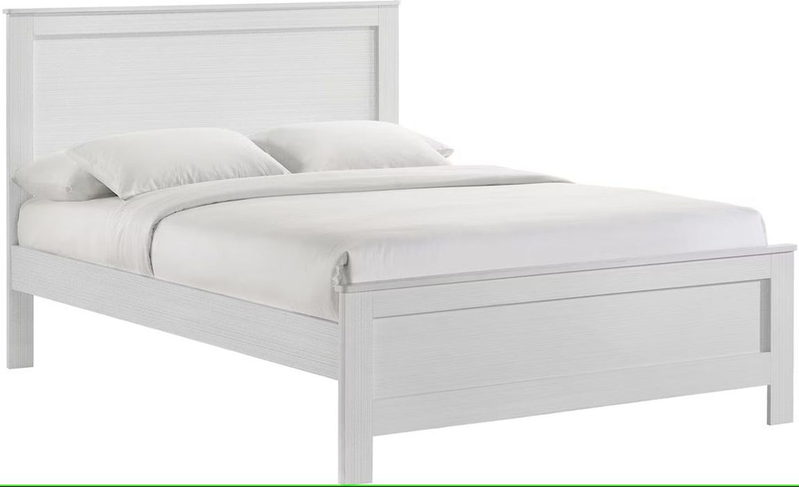 Elements International Catalina Youth Twin Panel Bed in White image