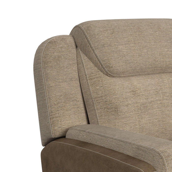 Hornet Motion Glider Loveseat with Console