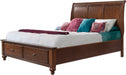 Elements International Chatham Queen Storage Bed in Cherry image