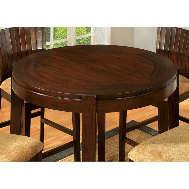 Ottawa Round Dining Table Brown - Eclectic 79 Furniture Store