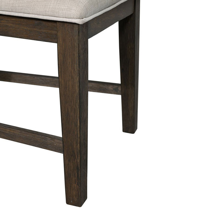 Elements International Grady Side Chair (Set of 2) in Brown