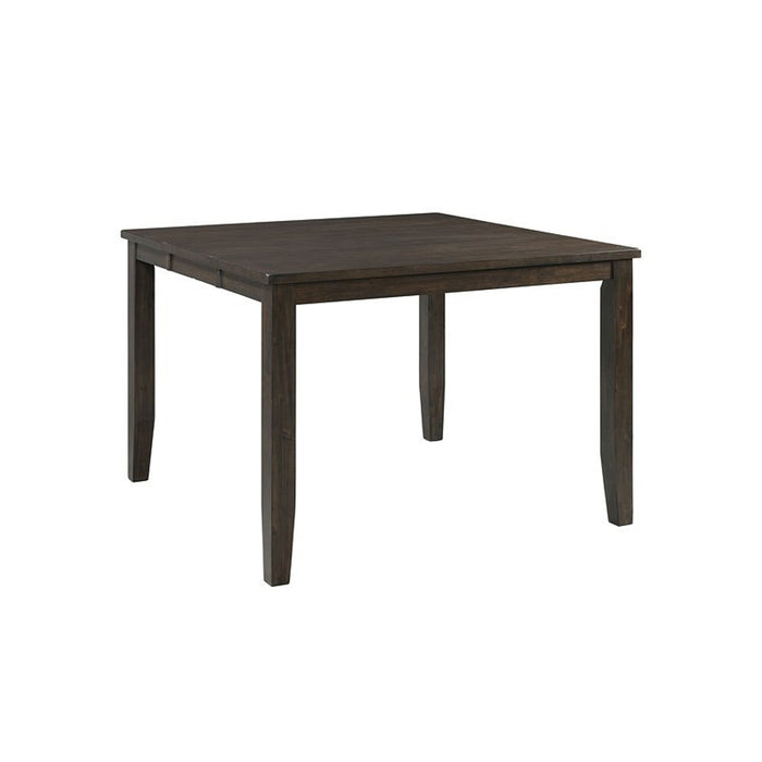 Elements International Mango Counter Height Dining Table in Dark Brown image