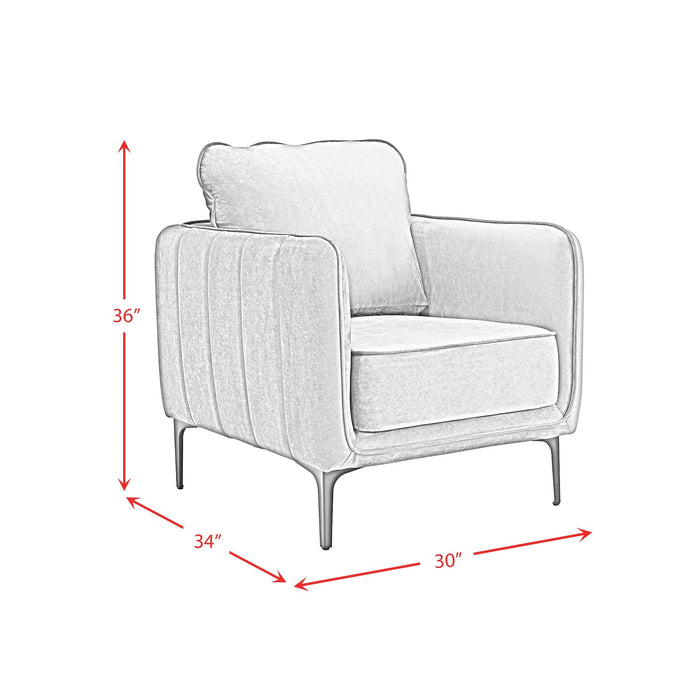 Rae Chair in Lavish 152 Green Velvet