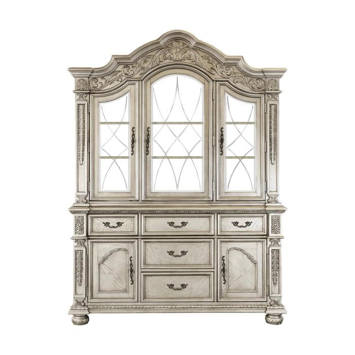 Catalonia Buffet and Hutch in Platinum Gold 1824PG-50*