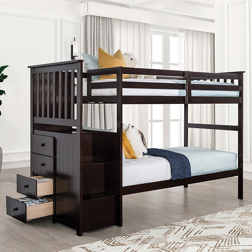 Ontario Twin/Twin Bunk Bed - Eclectic 79 Furniture Store