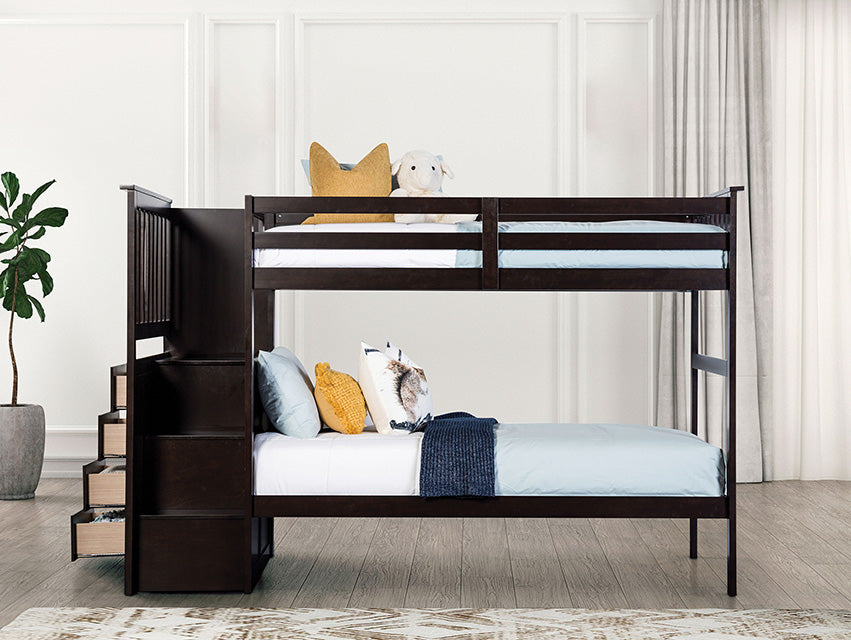 Ontario Twin/Twin Bunk Bed - Eclectic 79 Furniture Store