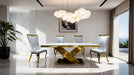 Palazzo Gold Chair (2/CTN) - Eclectic 79 Furniture Store