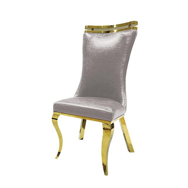 Palazzo Gold Chair (2/CTN) - Eclectic 79 Furniture Store