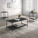 Pallas 3 Pc. Table Set Black - Eclectic 79 Furniture Store