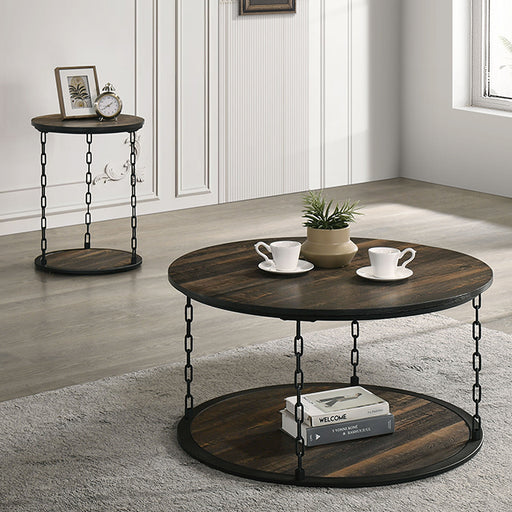 Ophira 3 Pc. Table Set Brown - Eclectic 79 Furniture Store