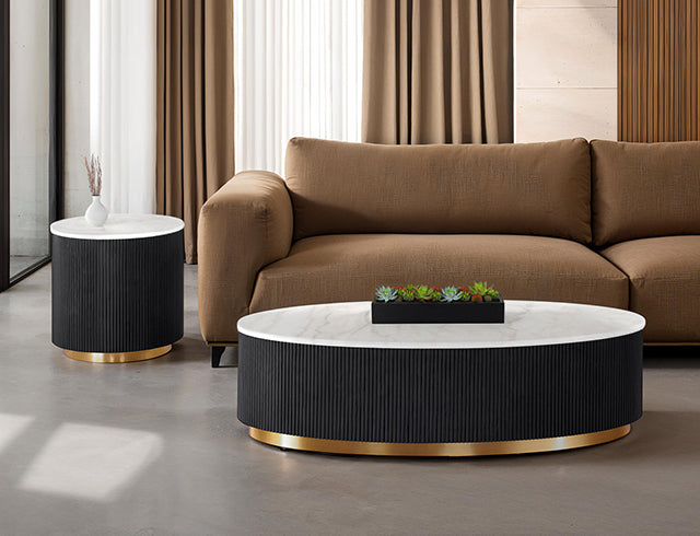 Virden Oval Cocktail Table