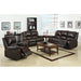 Oxford Rustic Dark Brown Motion Sofa - Eclectic 79 Furniture Store