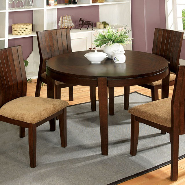 Ottawa Round Dining Table Brown - Eclectic 79 Furniture Store