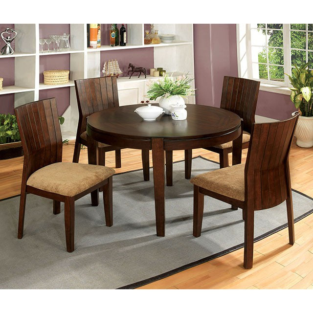 Ottawa Round Dining Table Brown - Eclectic 79 Furniture Store