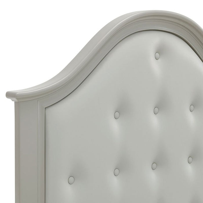 Elements International Jesse Youth Full Panel Bed in Grey