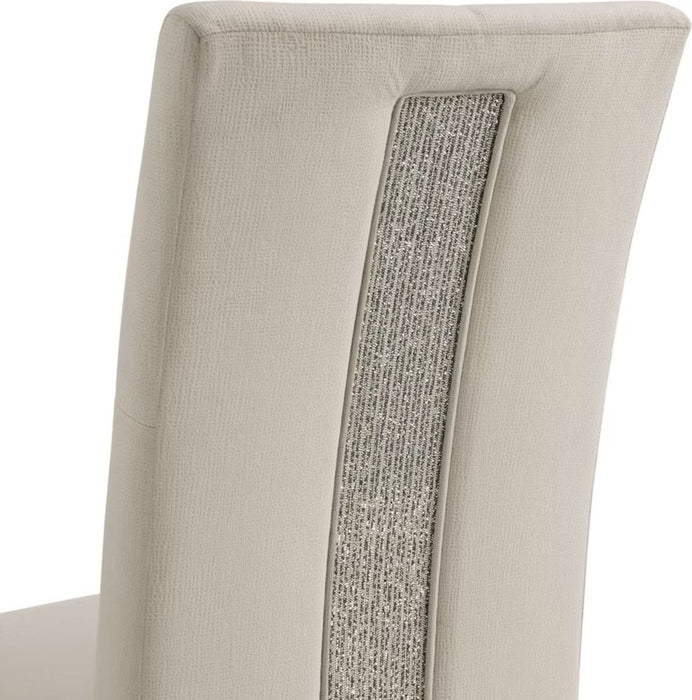 Elements International Maxwell Side Chair (Set of 2) in Champagne