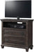 Elements International Morrison Media Chest in Smokey Gray Oak Lacquer image
