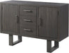 Elements International Sawyer Server in Smokey Dark Ash image