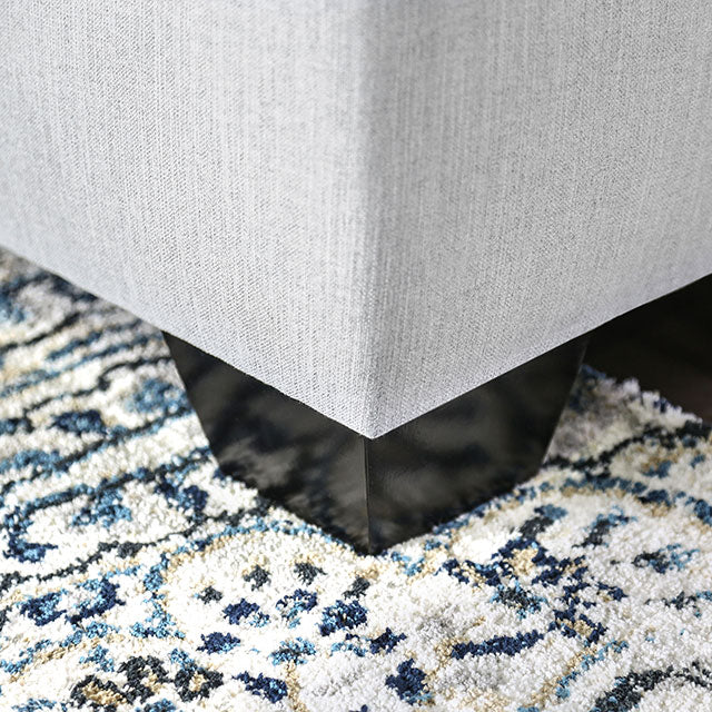 Ornella Light Gray/Blue Sectional - Eclectic 79 Furniture Store