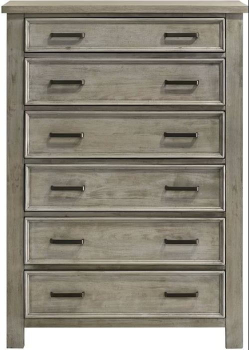 Elements International Sullivan Chest in Drift Grey