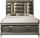 Elements International Twenty Nine Queen Storage Bed in Copper image