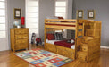 Wrangle Hill Amber Wash Twin-over-Twin Bunk Bed image