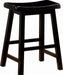 Transitional Black Counter-Height Stool image