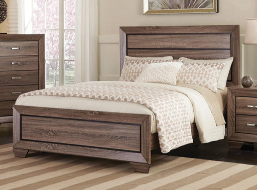 Kauffman Transitional Washed Taupe Eastern King Bed image