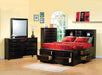Phoenix Cappuccino King Four-Piece Bedroom Set image