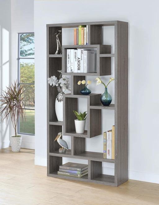 G800512 Contemporary Weathered Grey Bookcase image